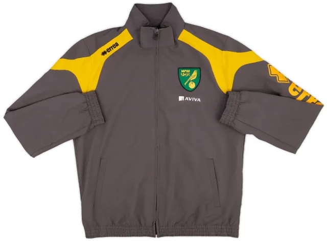 2015-16 Norwich Errea Track Jacket - 8/10 - (L)