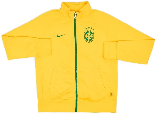 2014-15 Brazil Nike Track Jacket - 9/10 - (XL.Boys)