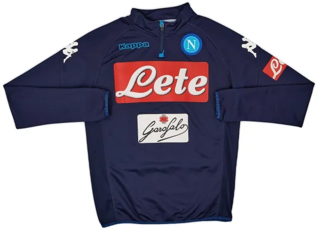 2017-18 Napoli Kappa 1/4 Zip Drill Top - 8/10 - (L)