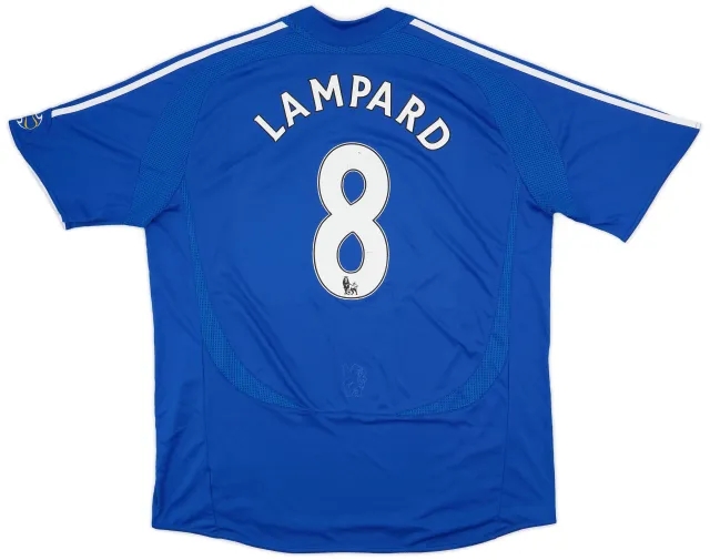 adidas 2006-08 Chelsea Home Shirt Lampard #8 - 6/10 - (XXL)