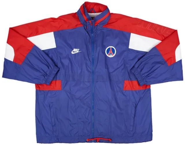 1996-97 Paris Saint-Germain Nike Hooded Rain Jacket - 6/10 - (XL)