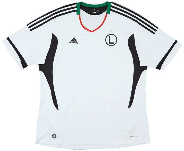 adidas 2011-13 Legia Warsaw Home Shirt - 8/10 - (XXL)