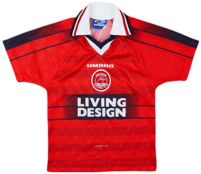 Umbro 1996-97 Aberdeen Home Shirt - 8/10 - (S.Boys)