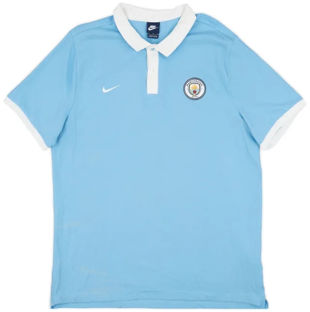 2016-17 Manchester City Nike Polo Shirt - 7/10 - (XL)