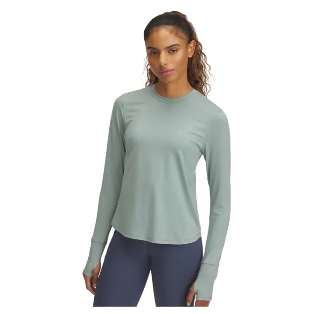 Women's  Under Armour  Launch Pro Long Sleeve Silica Green / Reflective XS
