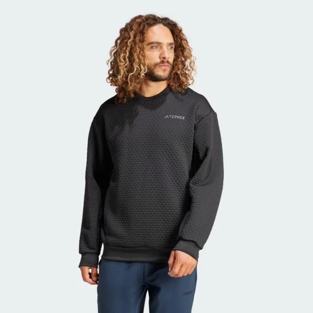 Adidas Terrex Xploric Crewneck Sweater In Black