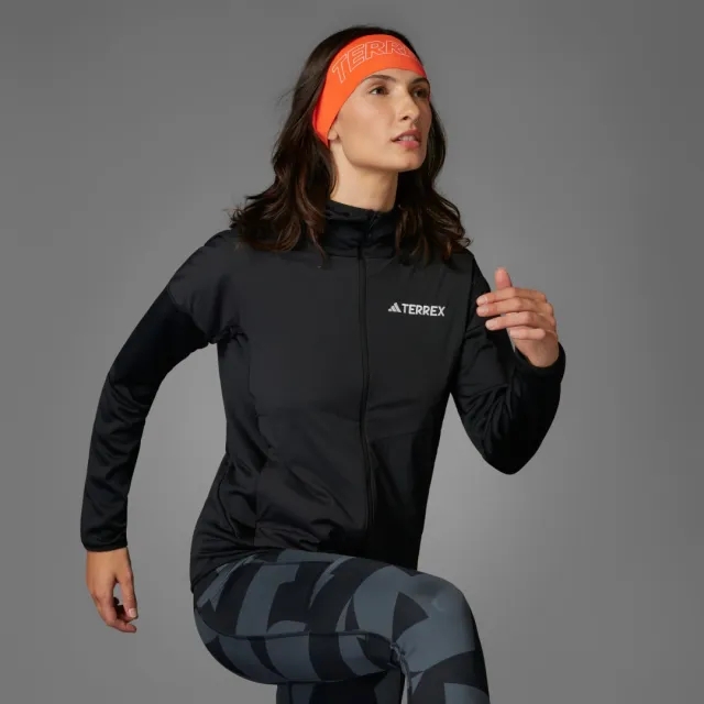 adidas Terrex Xperior Climawarm+ Wind Light Fleece Hooded Jacket