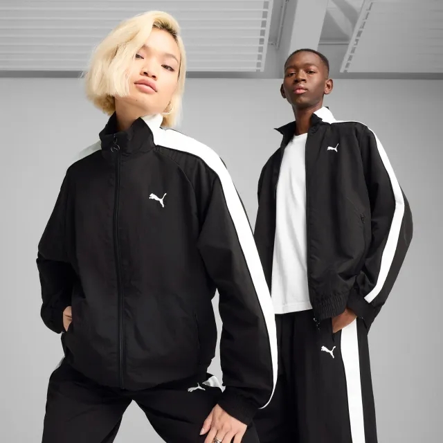 PUMA T7 Oversized Track Jacket Unisex, Black