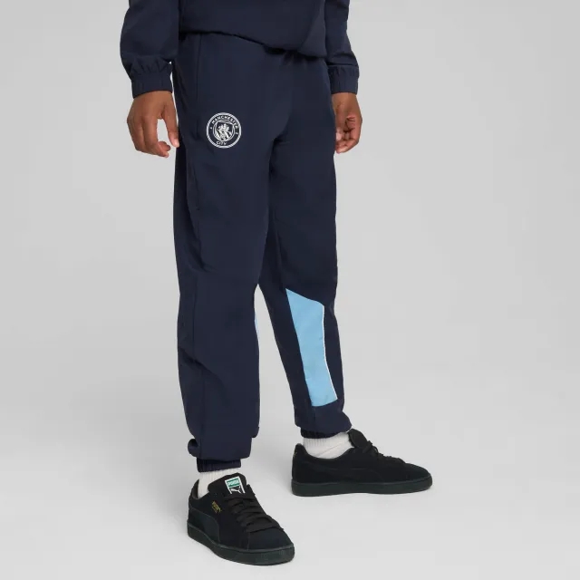 PUMA Manchester City Ftblarchive Pants Youth, Dark Blue