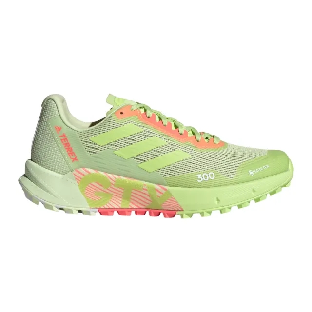 adidas Terrex Agravic Flow 2 GTX Trail Running Shoe Women - Lime, Orange