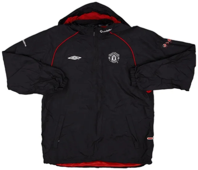 2000-01 Manchester United Umbro Hooded Rain Jacket - 6/10 - (M)