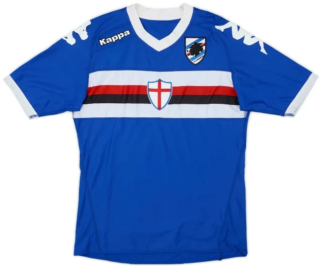 Kappa 2010-11 Sampdoria Home Shirt - 8/10 - (M)