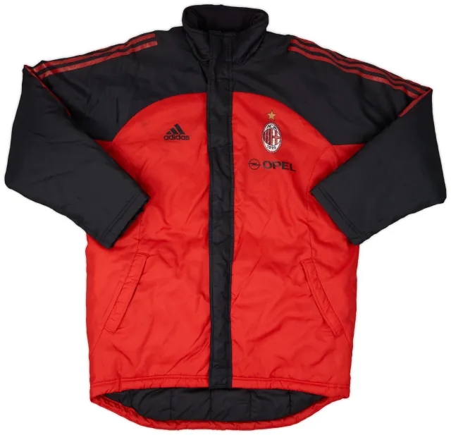 2001-02 AC Milan adidas Padded Bench Coat - 5/10 - (L)