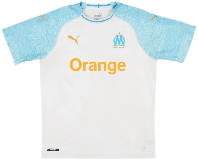 Puma 2018-19 Olympique Marseille Home Shirt - 5/10 - (L)