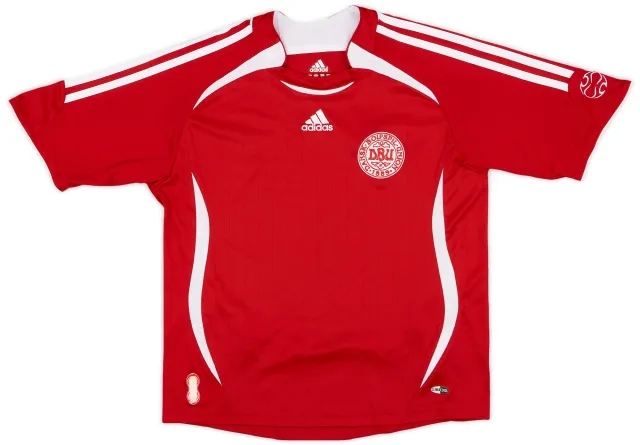 adidas 2006-08 Denmark Home Shirt - 9/10 - (M.Boys)