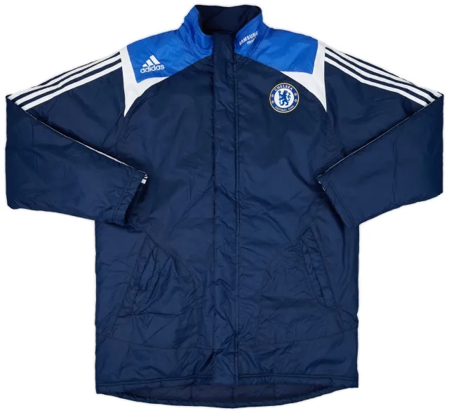 2007-08 Chelsea adidas Padded Bench Coat - 9/10 - (M/L)