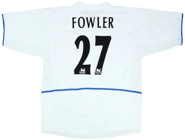 Nike 2002-03 Leeds United Home Shirt Fowler #27 - 8/10 - (XXL)