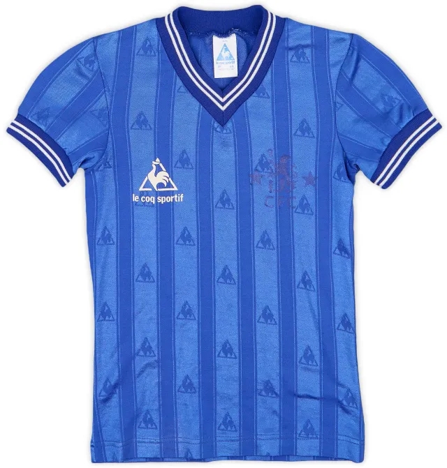 LeCoqSportif 1985-86 Chelsea Home Shirt - 4/10 - (S.Boys)