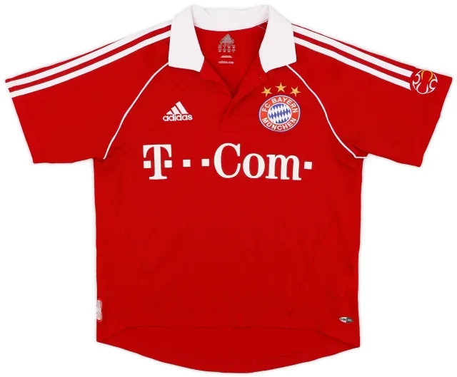 adidas 2006-07 Bayern Munich Home Shirt - 9/10 - (L.Boys)