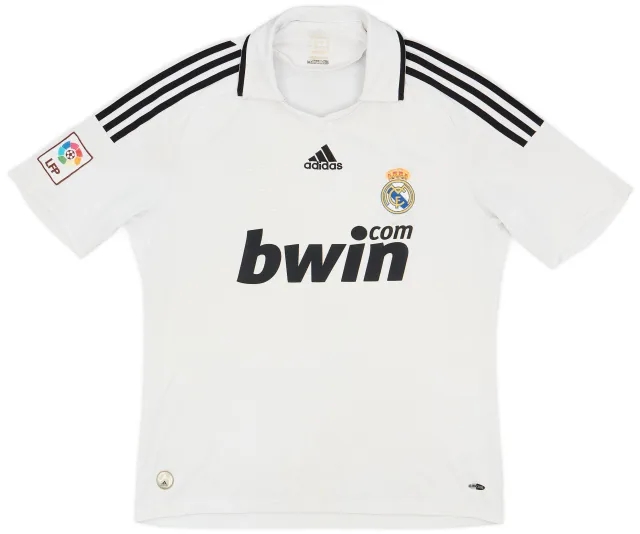 adidas 2008-09 Real Madrid Home Shirt - 5/10 - (M)