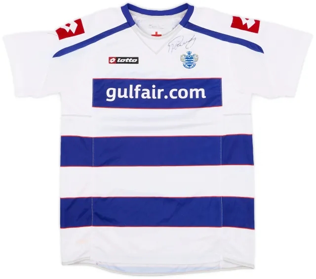 Lotto 2010-11 QPR Signed Home Shirt - 7/10 - (XL.Boys)