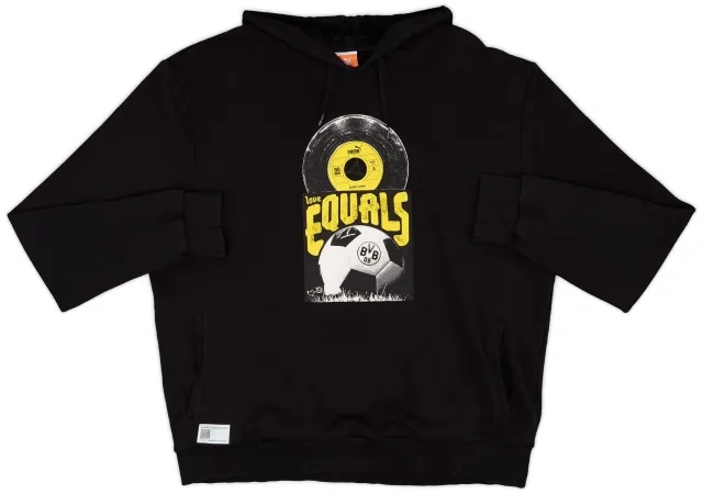 2017-18 Borussia Dortmund Puma Hooded Sweat Top - 9/10 - (XXL)