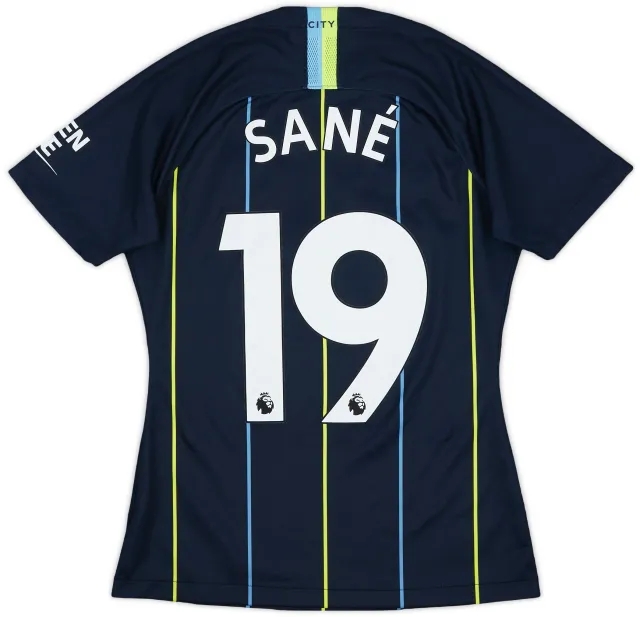 Nike 2018-19 Manchester City Away Shirt Sane #19 - 8/10 - (Women's S)