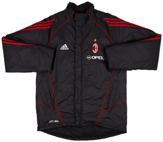 2005-06 AC Milan adidas Padded Bench Coat - 6/10 - (M/L)
