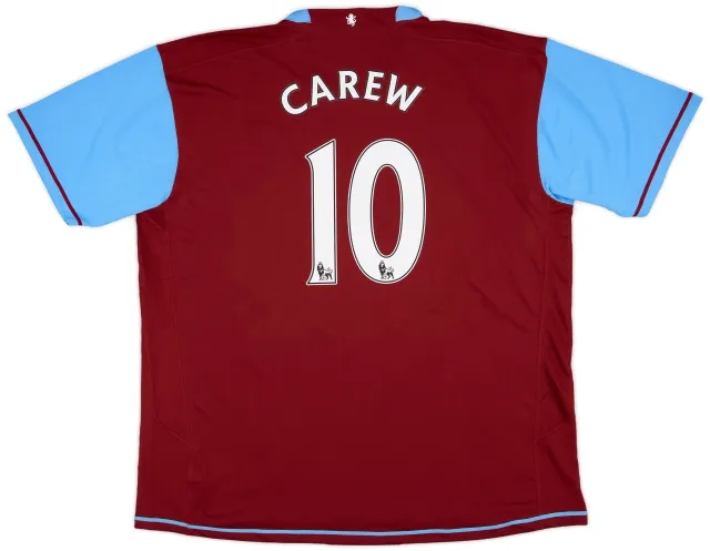 Nike 2007-08 Aston Villa Home Shirt Carew #10 (3XL)
