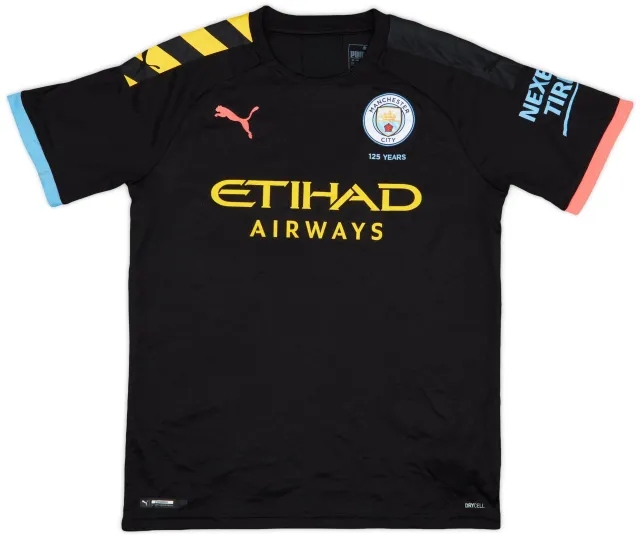 Puma 2019-20 Manchester City Away Shirt - 8/10 - (XL.Boys)