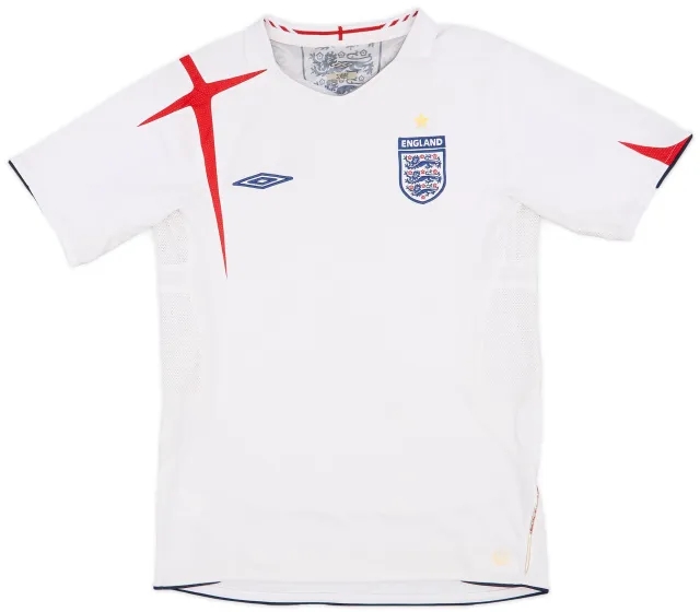 Umbro 2005-07 England Home Shirt - 5/10 - (S)
