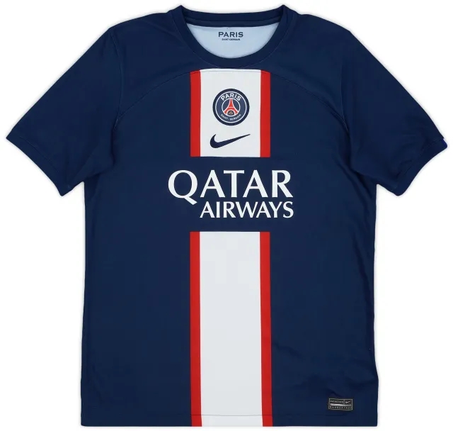 Nike 2022-23 Paris Saint-Germain Home Shirt - 7/10 - (XL.Boys)
