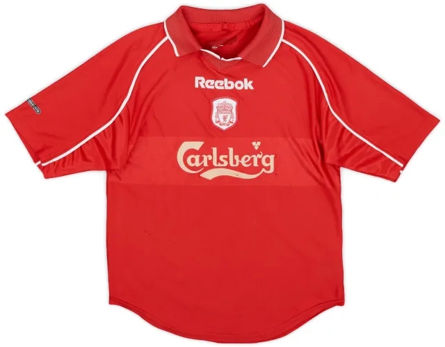 Reebok 2000-02 Liverpool Home Shirt - 5/10 - (M.Boys)