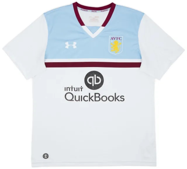 Under Armour 2016-17 Aston Villa Away Shirt - 6/10 - (XL)