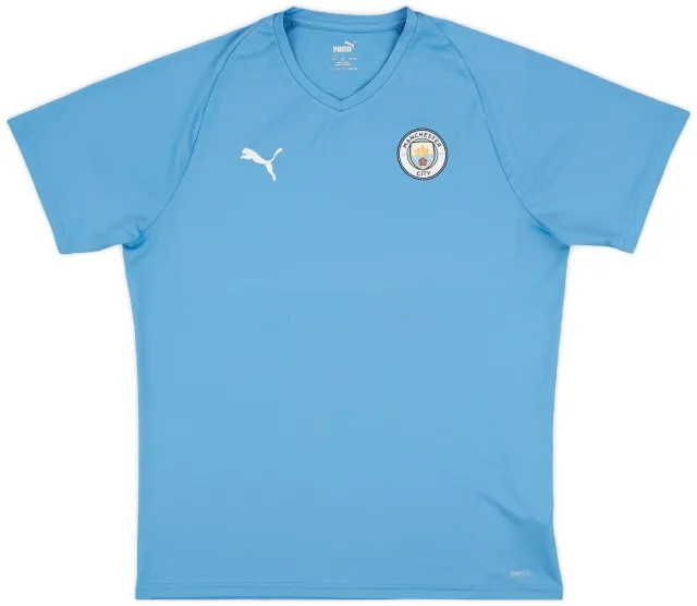 2021-22 Manchester City Puma Training Shirt - 8/10 - (XL)