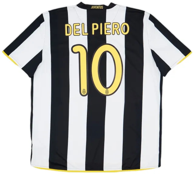 Nike 2008-09 Juventus Home Shirt Del Piero #10 - 5/10 - (XXL)