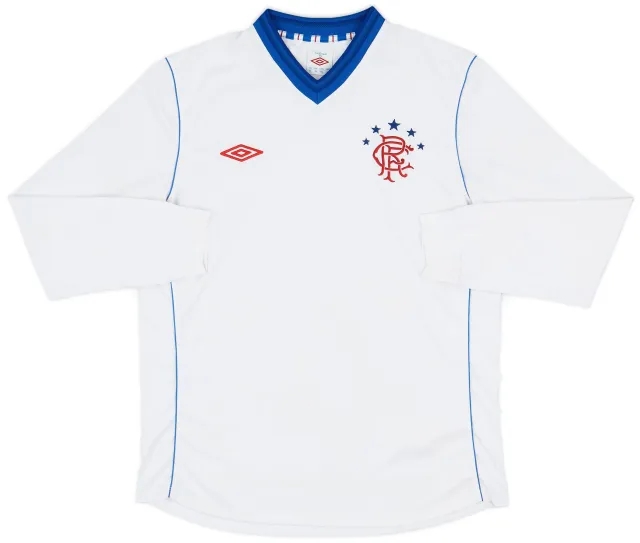 Umbro 2012-13 Rangers Away L/S Shirt - 8/10 - (XL)