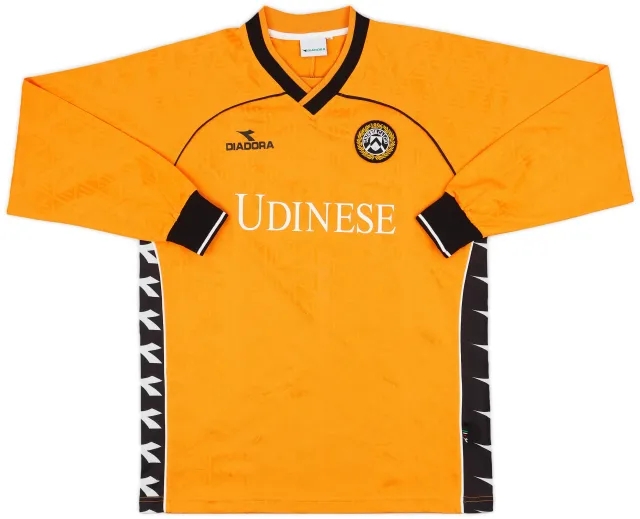2001-02 Udinese Diadora Training L/S Shirt - 9/10 - (L)