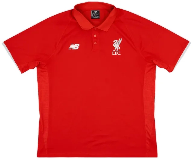 2015-16 Liverpool New Balance Polo Shirt - 9/10 - (XXL)