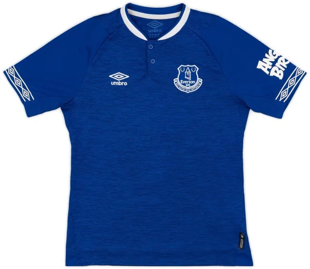 Umbro 2018-19 Everton Home Shirt - 8/10 - (L.Boys)