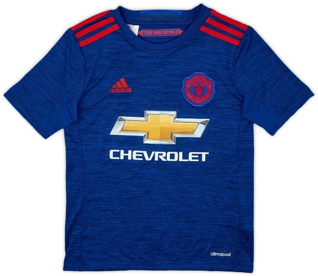 adidas 2016-17 Manchester United Away Shirt - 10/10 - (S.Boys)