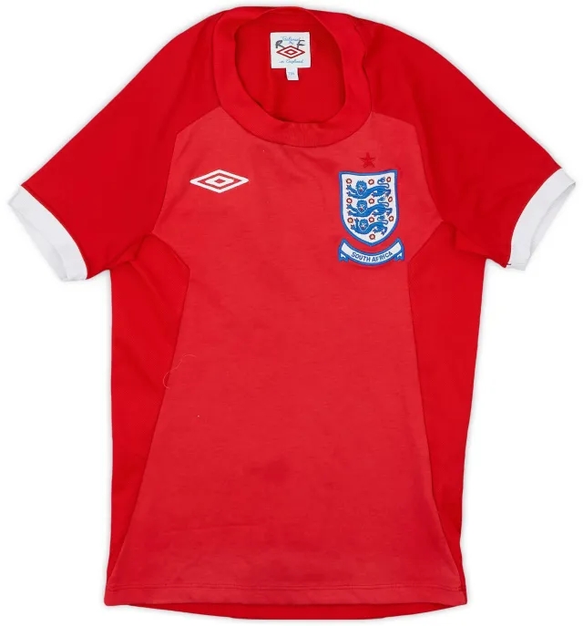 Umbro 2010-11 England Away Shirt - 8/10 - (S.Boys)