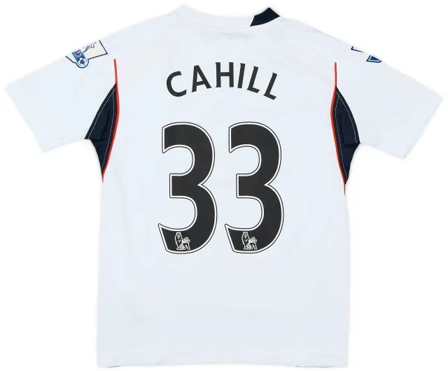 Reebok 2007-08 Bolton Home Shirt Cahill #33 - 5/10 - (L.Boys)