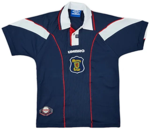 Umbro 1994-96 Scotland Home Shirt - 6/10 - (L.Boys)