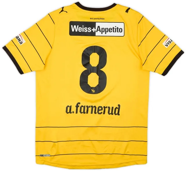 Puma 2011-12 Young Boys Home Shirt A.Farnerud #8 - 7/10 - (L.Boys)