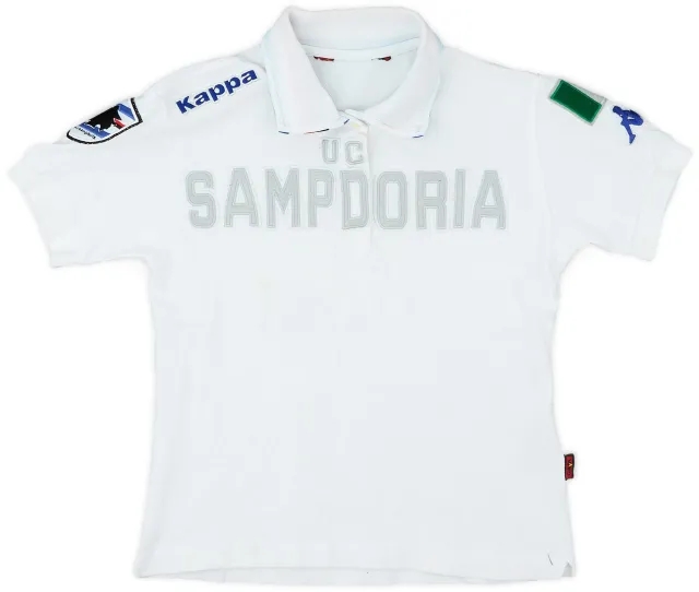 2010-11 Sampdoria Kappa Polo Shirt - 6/10 - (L.Boys)