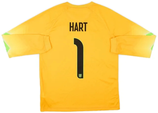 Nike 2014-15 England GK Shirt Hart #1 - 8/10 - (XL.Boys)