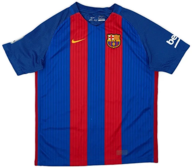 Nike 2016-17 Barcelona Home Shirt - 5/10 - (XL.Boys)