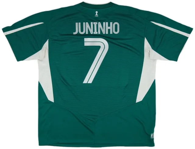 Umbro 2004-05 Celtic Away Shirt Juninho #7 - 8/10 - (3XL)
