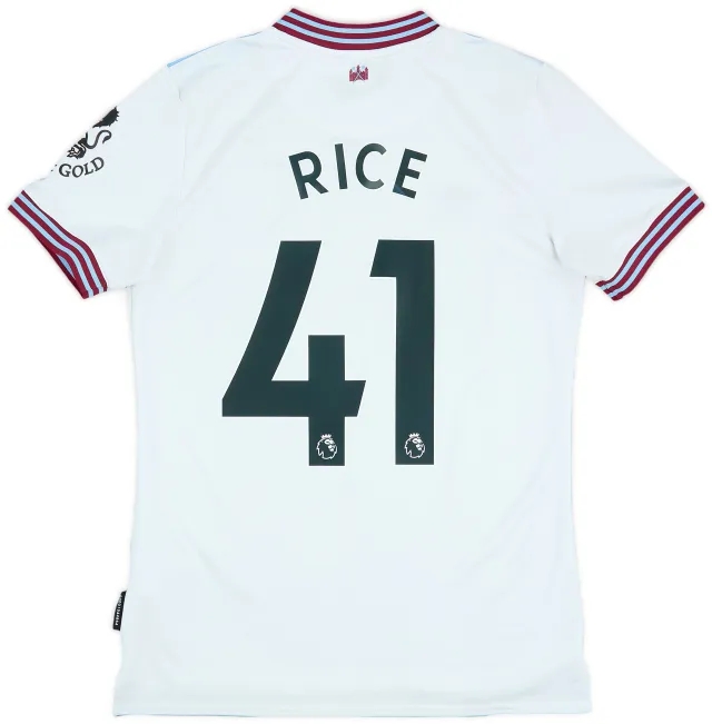Umbro 2019-20 West Ham Away Shirt Rice #41 - 7/10 - (S)